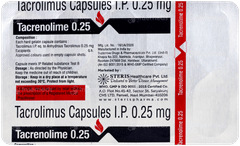 Tacrenolime 0.25 Capsule 10
